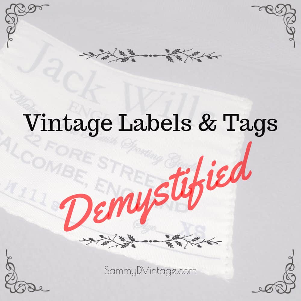 13 Tips for Identifying Vintage Clothing Labels & Tags