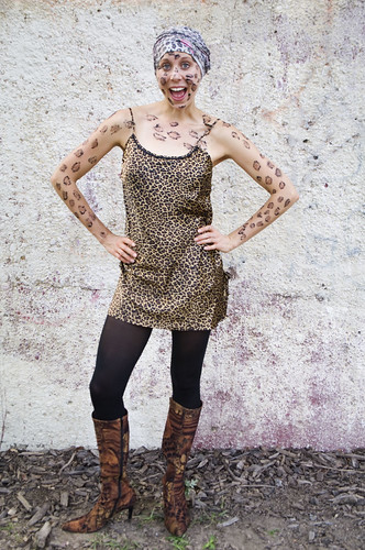 diy leopard halloween costume