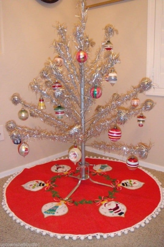 alumuninum christmas tree