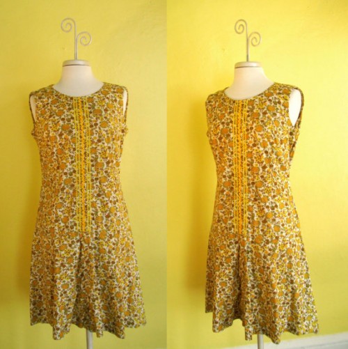1960s dropwaist dress