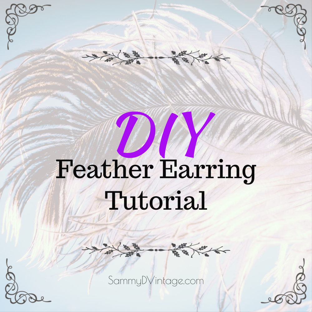 DIY Feather Earring Tutorial