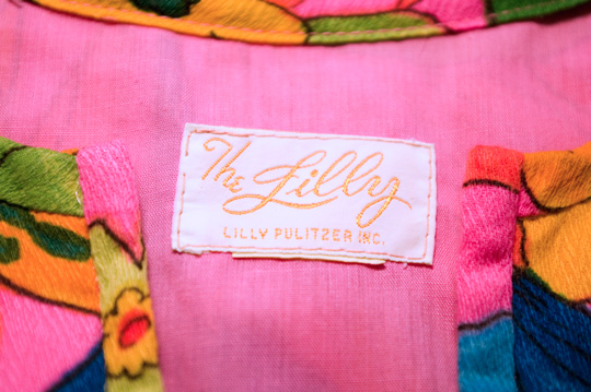 lilly pultizer vintage tag 