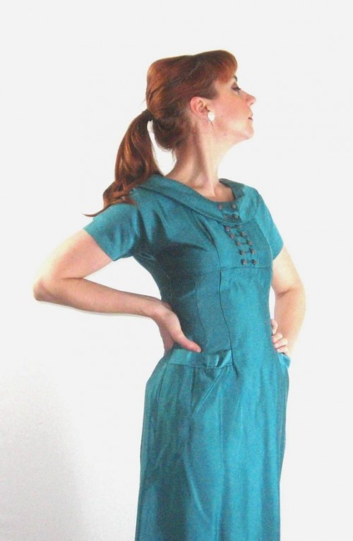 vintage women's wiggle dress etsy