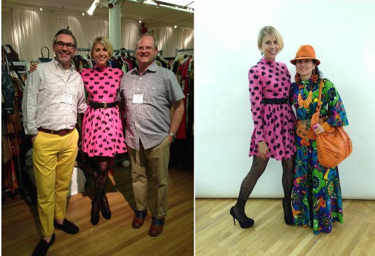 meeting vintage fashion sellers at the manhattan vintage show