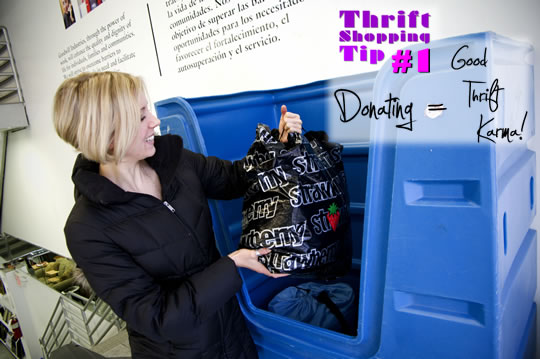 Thrift Bin for Donations