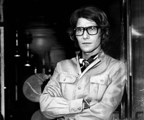 yves saint laurent designer vintage photo