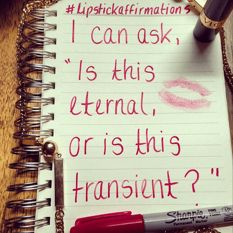 lipstick affirmation