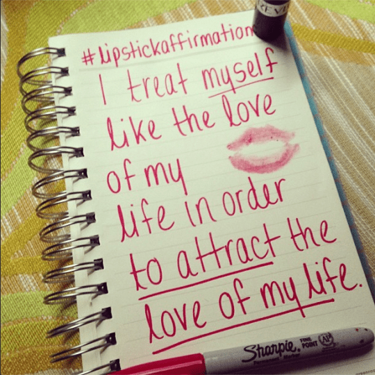 lipstick affirmations